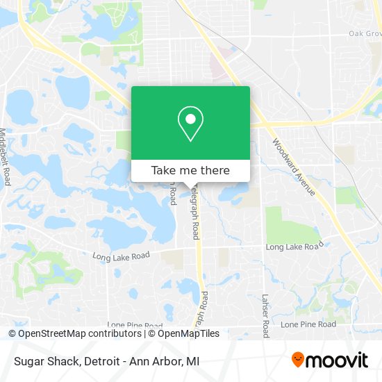 Mapa de Sugar Shack