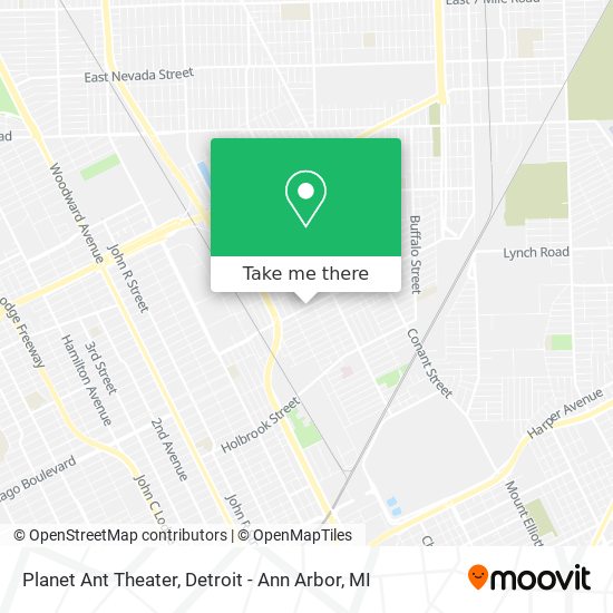 Planet Ant Theater map