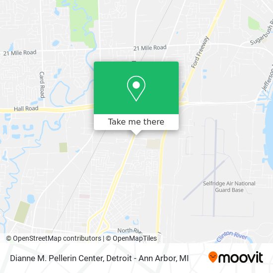 Mapa de Dianne M. Pellerin Center