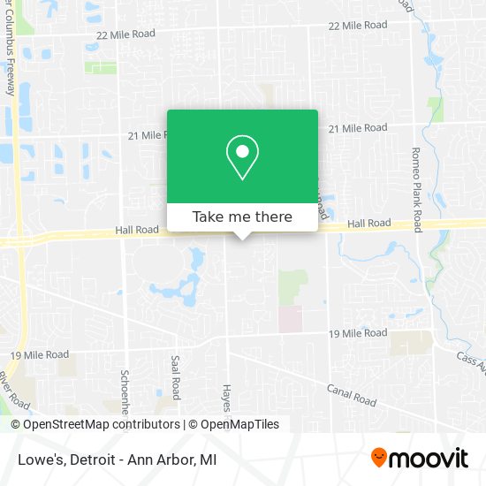 Lowe's map