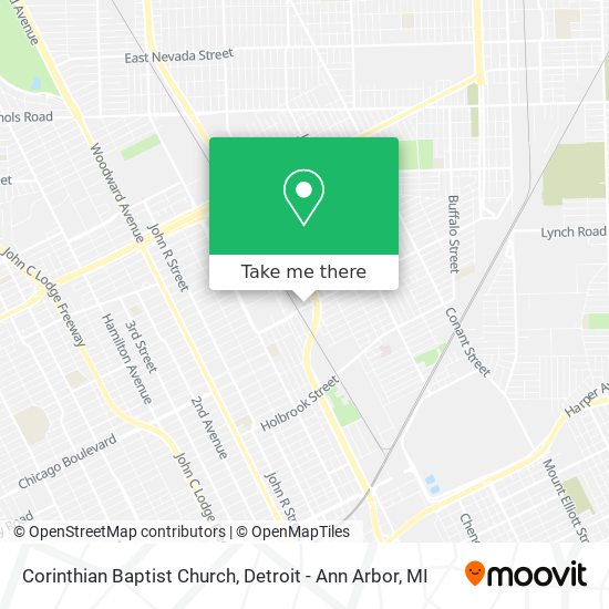 Mapa de Corinthian Baptist Church