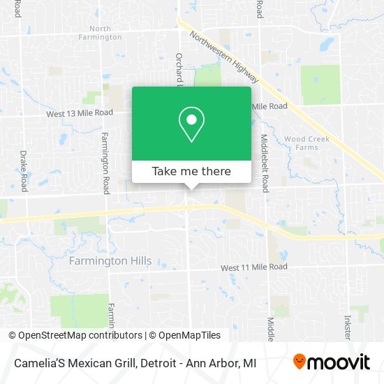 Camelia’S Mexican Grill map