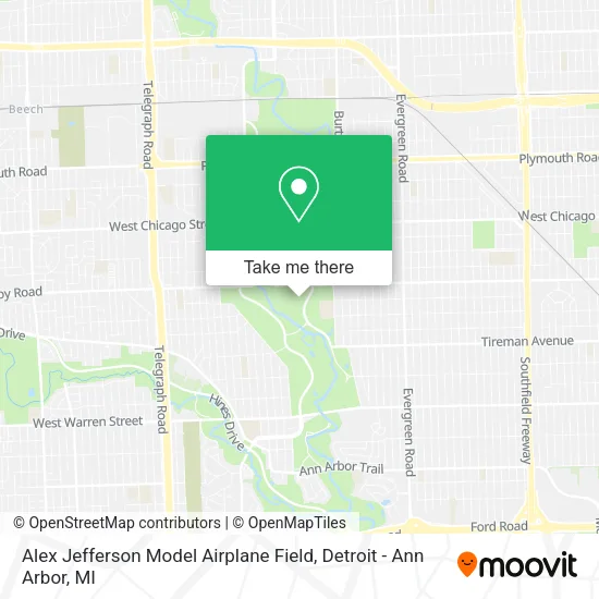 Alex Jefferson Model Airplane Field map