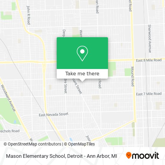 Mason Elementary School map