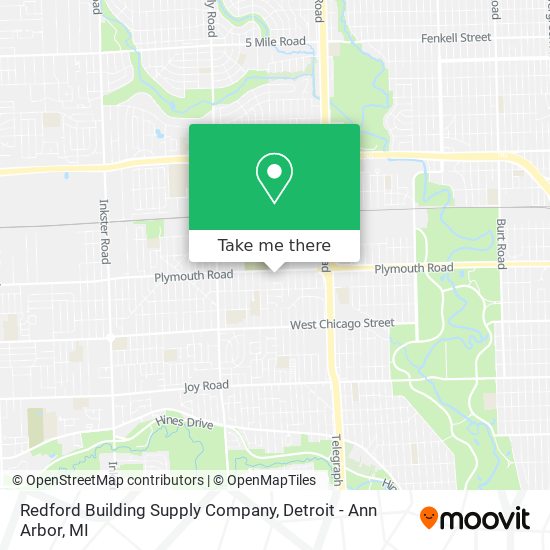 Mapa de Redford Building Supply Company
