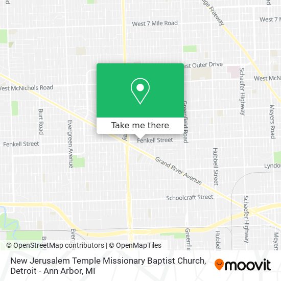 New Jerusalem Temple Missionary Baptist Church map