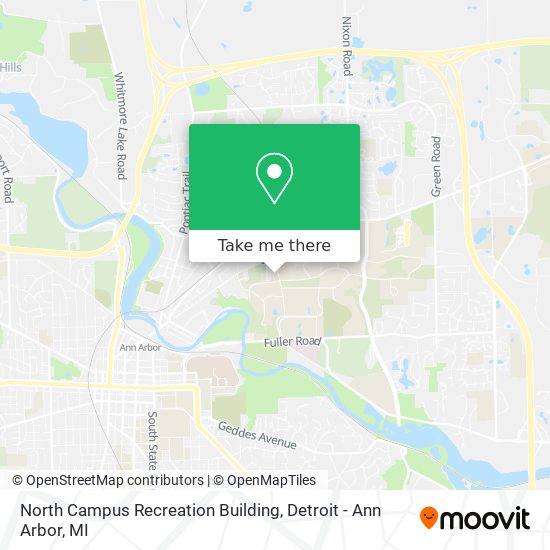 Mapa de North Campus Recreation Building