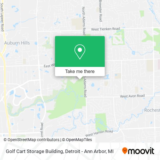 Golf Cart Storage Building map
