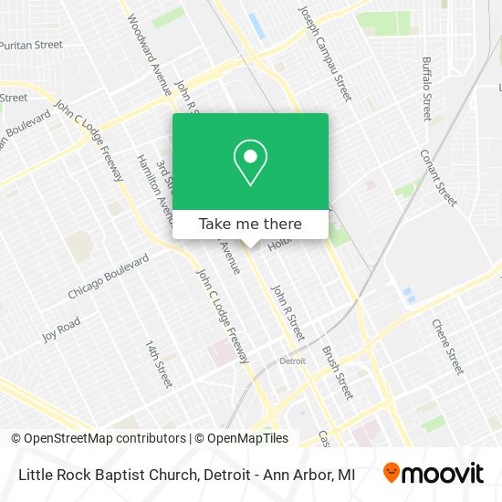 Mapa de Little Rock Baptist Church