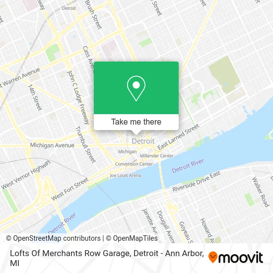 Lofts Of Merchants Row Garage map