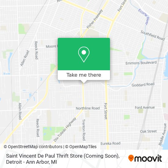 Saint Vincent De Paul Thrift Store (Coming Soon) map