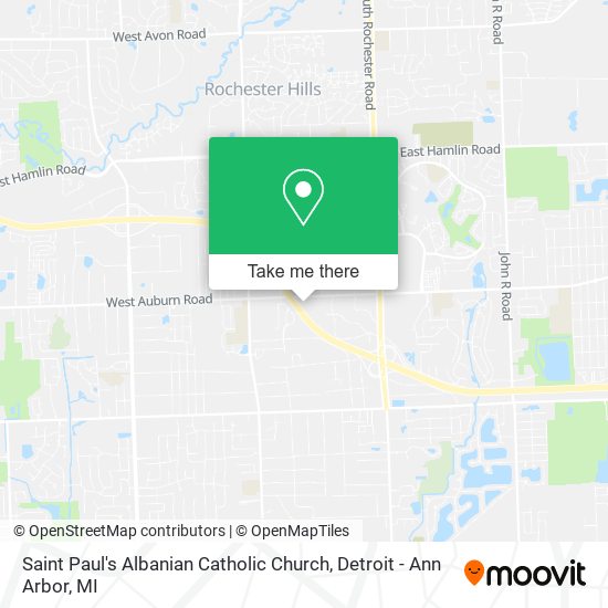 Saint Paul's Albanian Catholic Church map