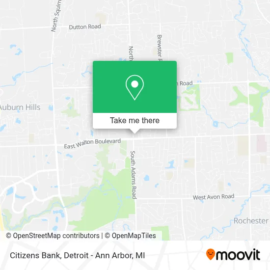 Citizens Bank map