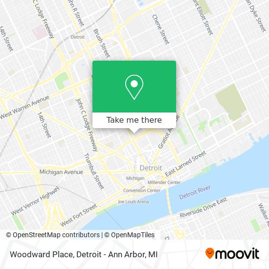 Mapa de Woodward Place