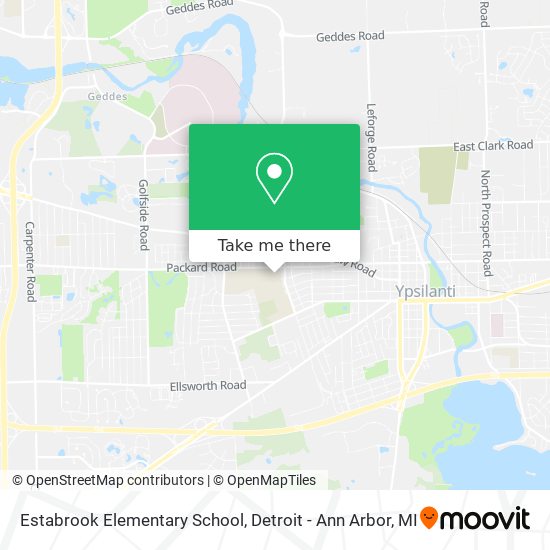 Estabrook Elementary School map