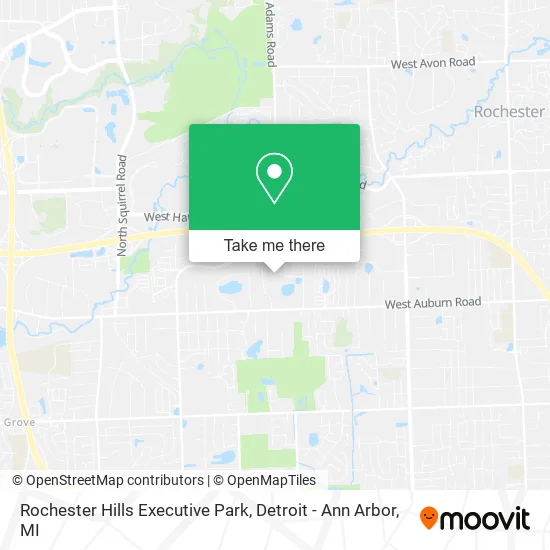 Rochester Hills Executive Park map