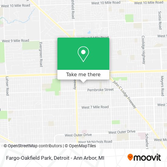 Mapa de Fargo-Oakfield Park
