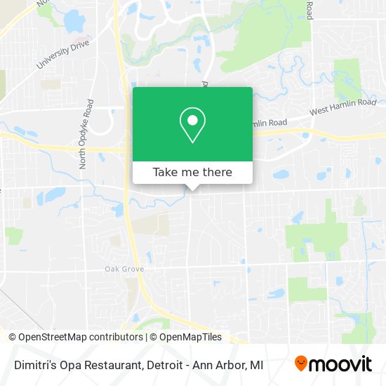 Dimitri's Opa Restaurant map