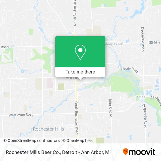 Rochester Mills Beer Co. map