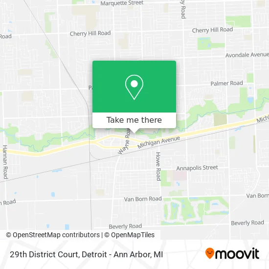 29th District Court map