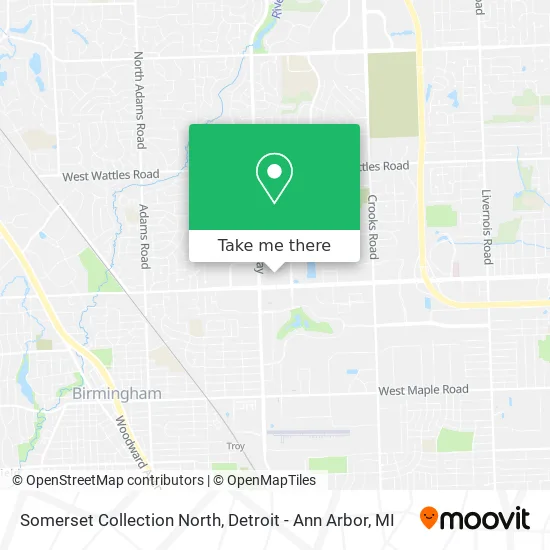 Somerset Collection North map