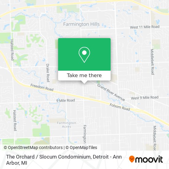 The Orchard / Slocum Condominium map