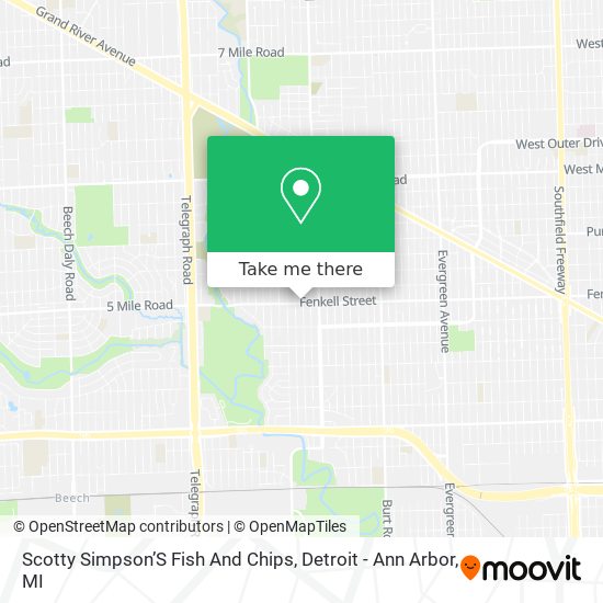 Mapa de Scotty Simpson’S Fish And Chips