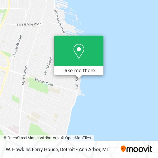 W. Hawkins Ferry House map