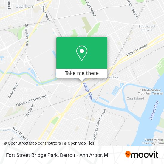 Mapa de Fort Street Bridge Park
