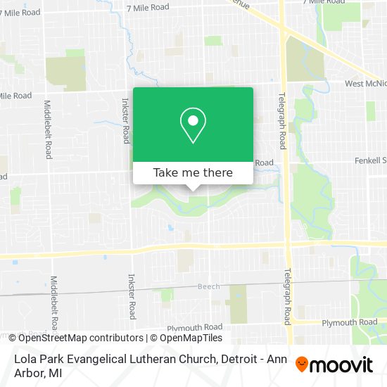 Lola Park Evangelical Lutheran Church map