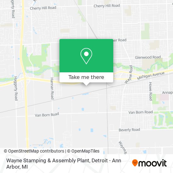 Wayne Stamping & Assembly Plant map