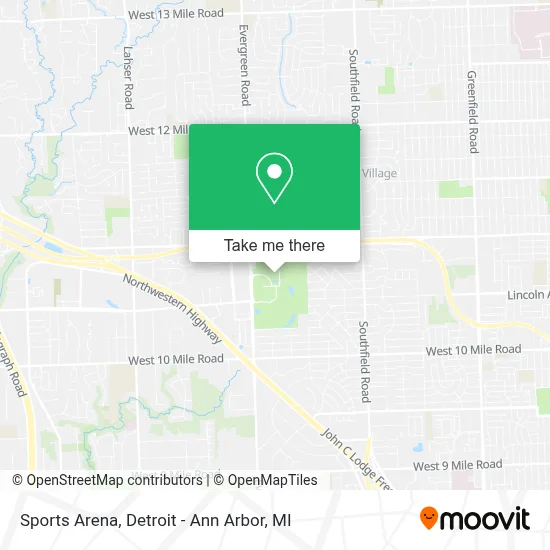 Sports Arena map