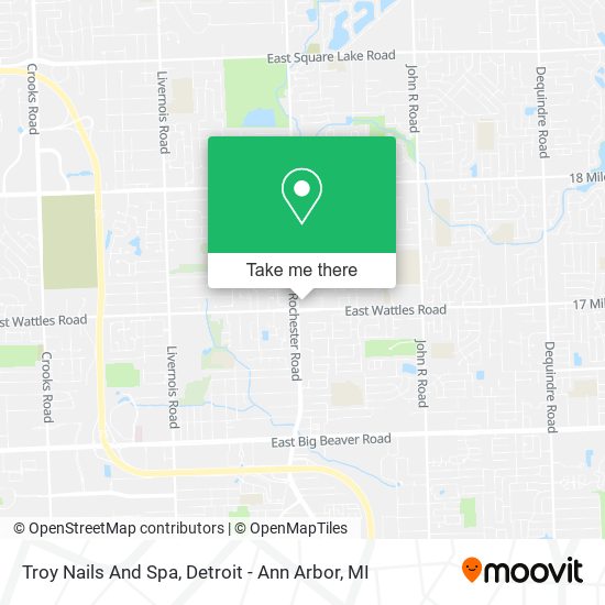 Mapa de Troy Nails And Spa