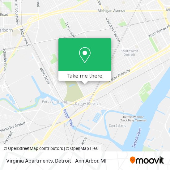 Virginia Apartments map