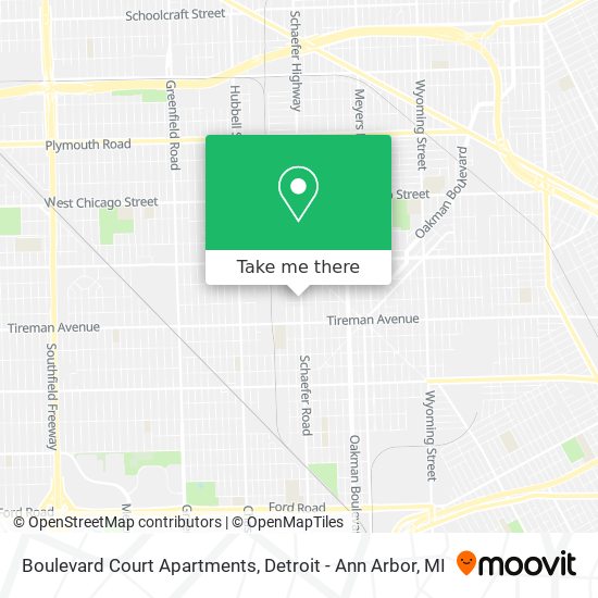 Mapa de Boulevard Court Apartments