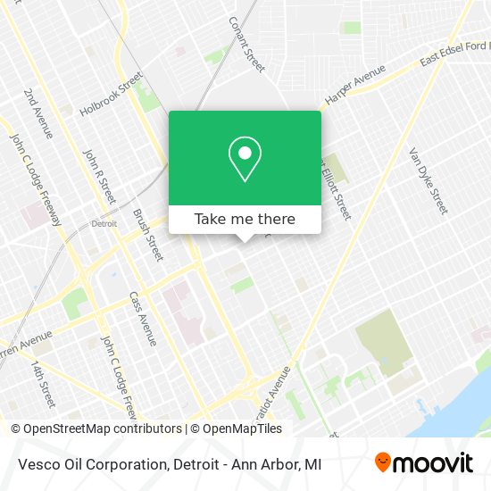 Vesco Oil Corporation map