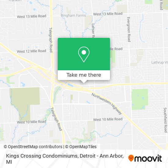 Mapa de Kings Crossing Condominiums