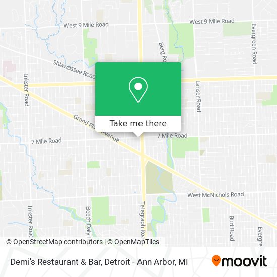 Mapa de Demi's Restaurant & Bar
