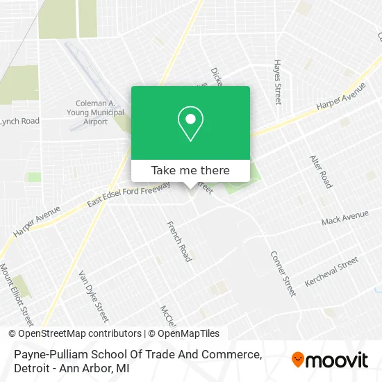 Payne-Pulliam School Of Trade And Commerce map