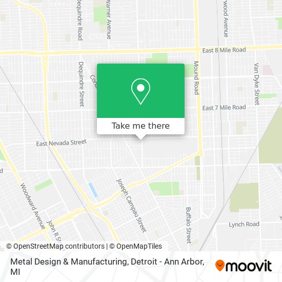 Metal Design & Manufacturing map