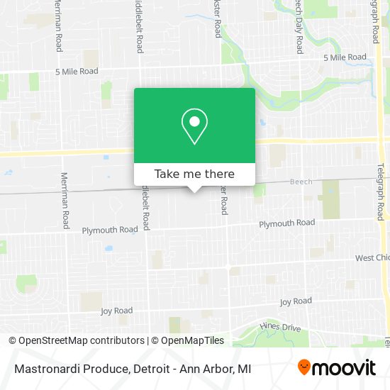 Mastronardi Produce map