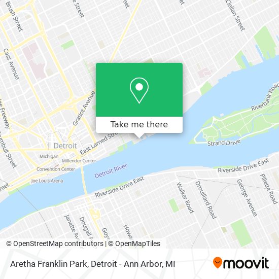 Aretha Franklin Park map