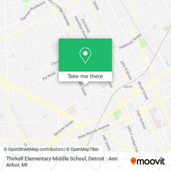 Thirkell Elementary-Middle School map