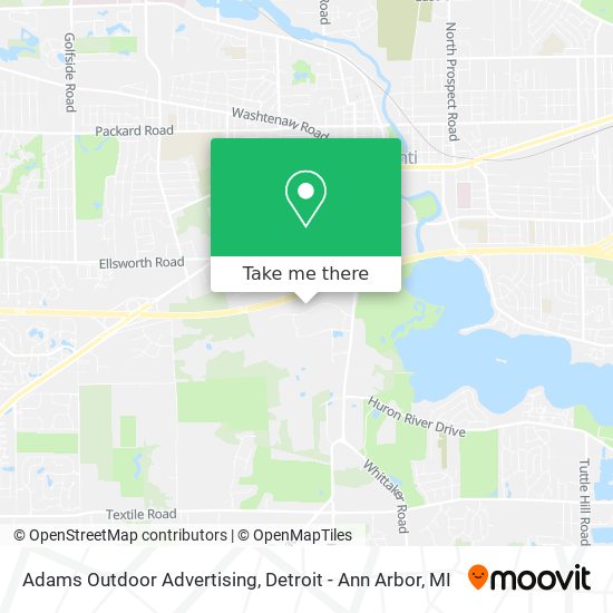 Adams Outdoor Advertising map
