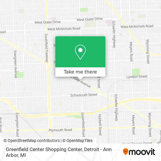 Greenfield Center Shopping Center map