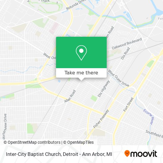 Mapa de Inter-City Baptist Church