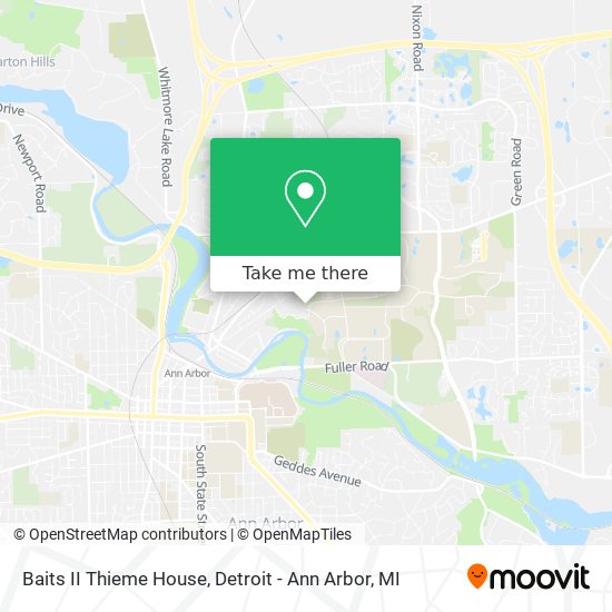 Baits II Thieme House map