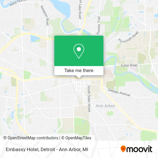 Embassy Hotel map