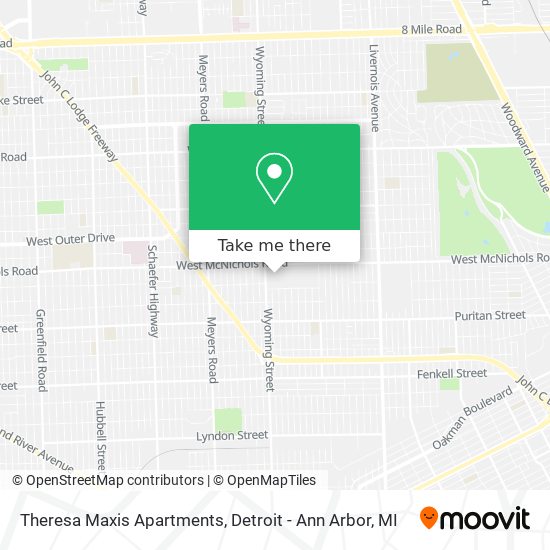 Mapa de Theresa Maxis Apartments