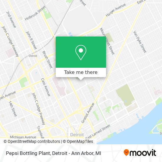 Pepsi Bottling Plant map